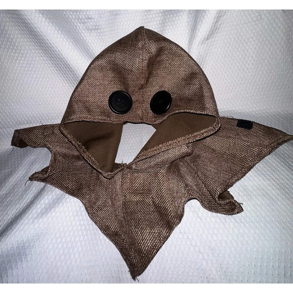 Trick 'r Treat Sam Costume Fleece Jumpsuit w/Scarecrow Hood 2T Spirit Halloween